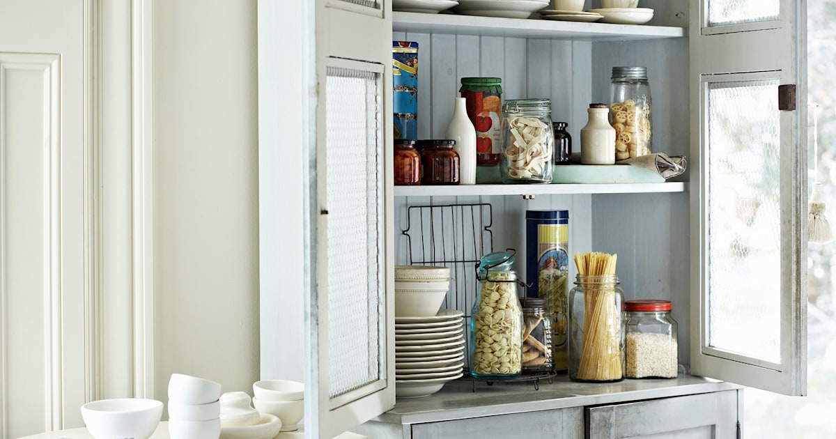 Organized Baking Supplies: a Baking Storage Cabinet - The Crazy