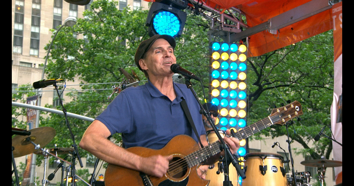James Taylor performs on TODAY show summer concert series