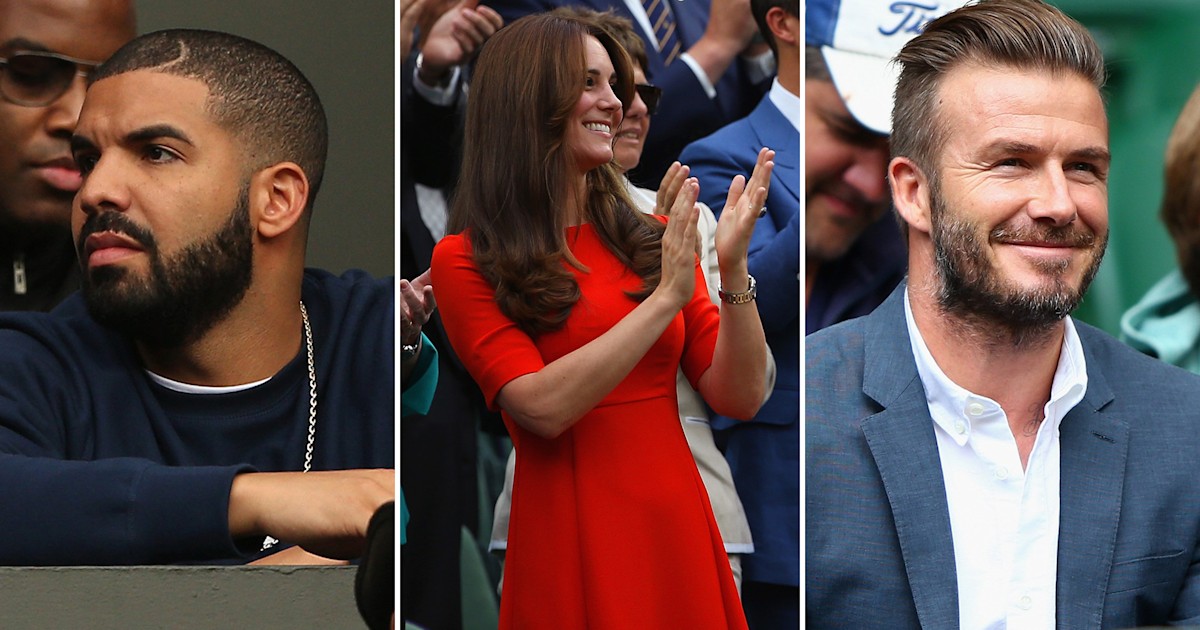 Celebrities at Wimbledon lend star power to tennis games