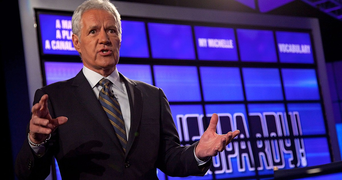 Alex Trebek sings Rihanna's 'Umbrella' in 'Jeopardy' answer