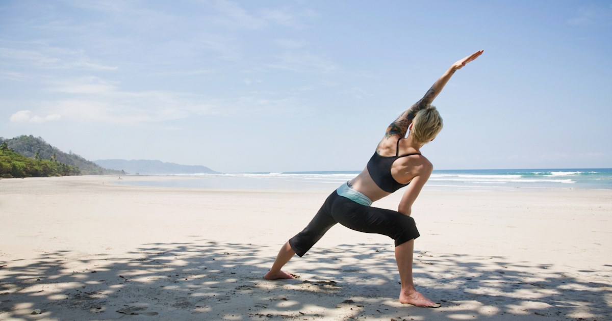 Yoga Leggings Circles in the Sand