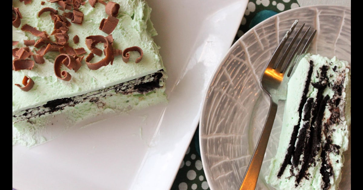 Make this delicious chocolatemint icebox cake with just 7 ingredients