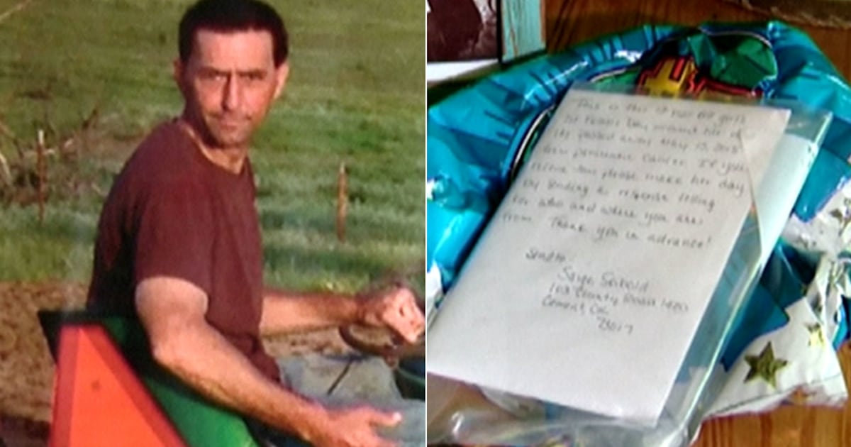 Balloons released at dad's grave turn up 25 miles away at family's home(02)