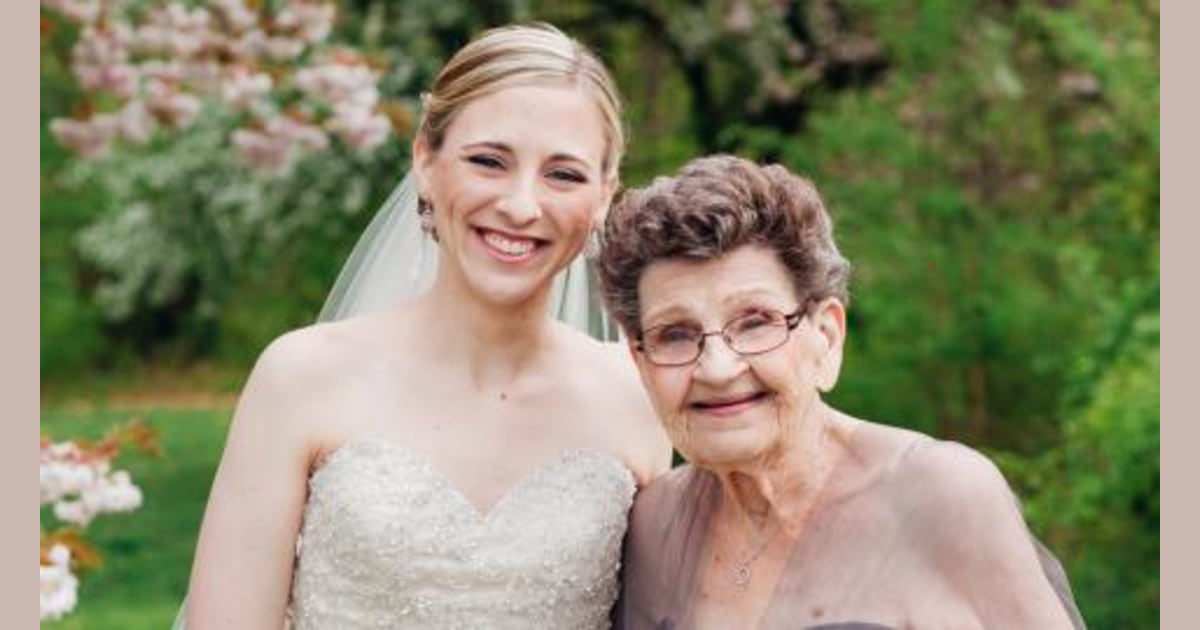 Brides 89 Year Old Grandma Steals The Show As A Beautiful Bridesmaid 