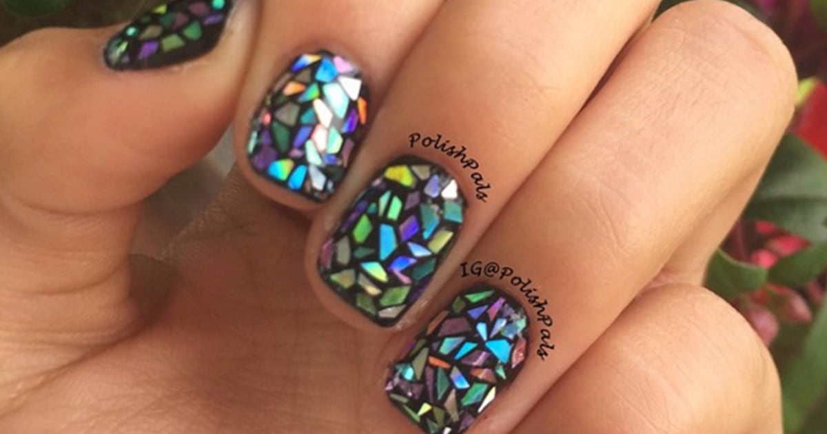 Shattered glass nails : r/RedditLaqueristas