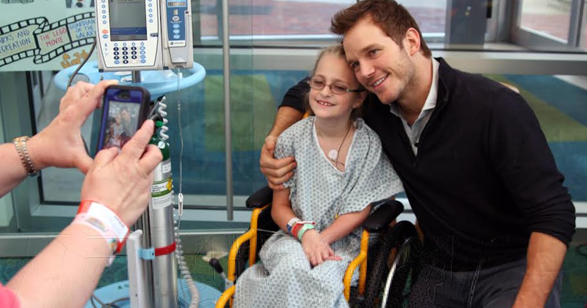 Chris Pratt brings joy to patients at Children's Healthcare of Atlanta
