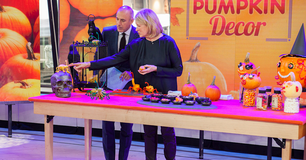 Martha Stewart shares Halloween DIYs on the TODAY show