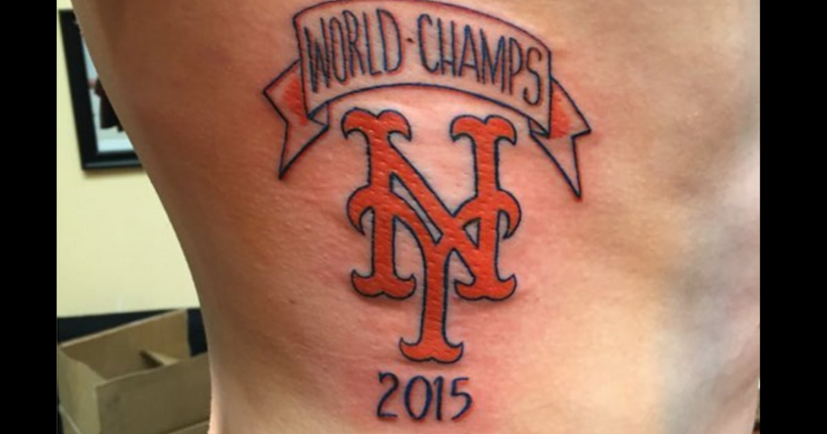 Mets fan commemorates team's World Series appearance with ferocious Mr. Met  tattoo - Newsday