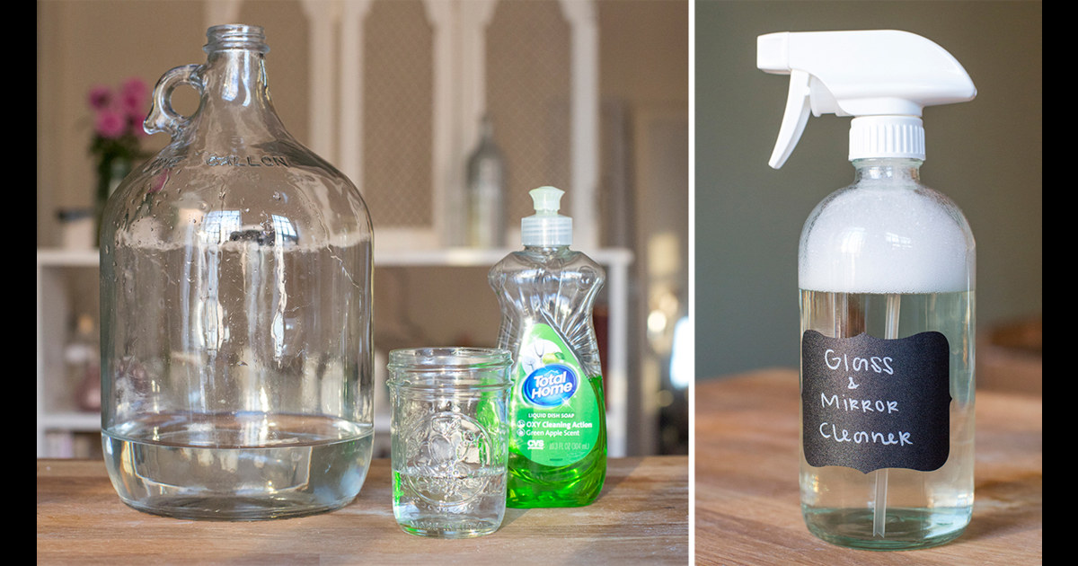 DIY glass and mirror cleaner you can make in 60 seconds
