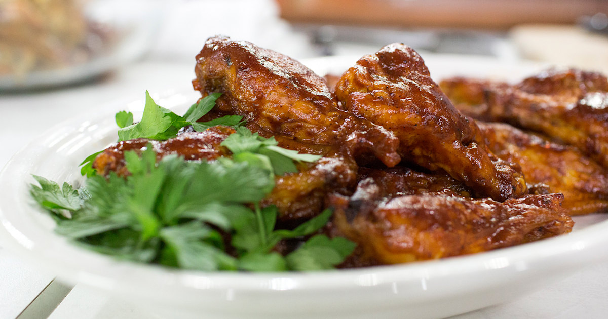 Baked Barbecue Chicken Wings