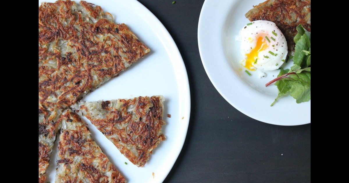 Crispy Rosti Potatoes With Oven Poached Eggs This recipe for beet and potato roast is about to change all that. crispy rosti potatoes with oven poached eggs