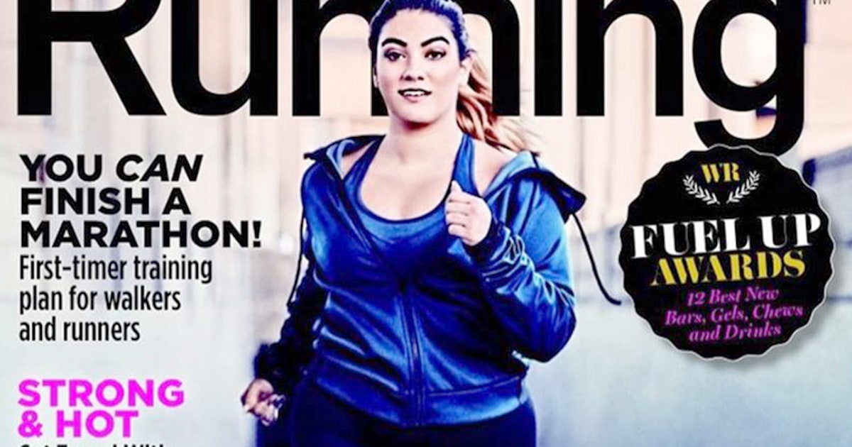 Women’s Running magazine features a plus size model on its cover