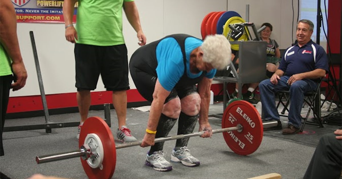 Powerlifting grandma, 78, can deadlift 245 pounds