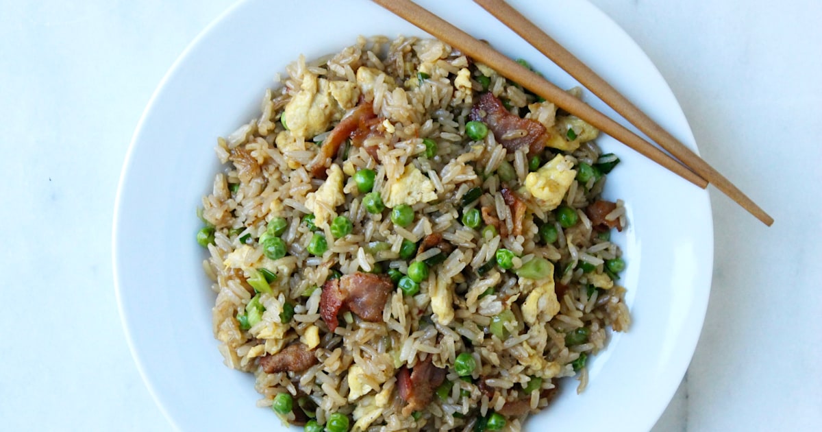 15-Minute Bacon and Egg Fried Rice