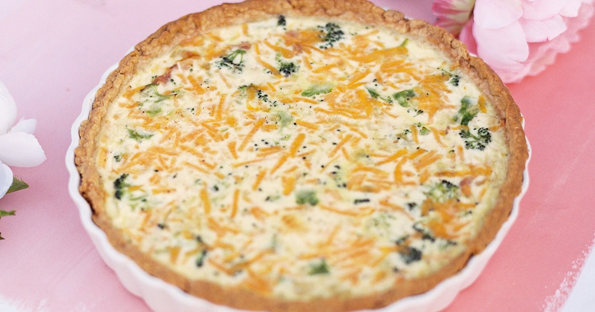 Al Roker's Broccoli, Ham and Cheddar Quiche Recipe