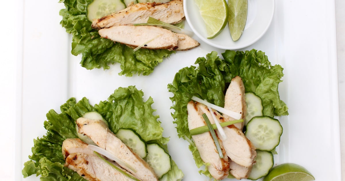Easy Ginger-Sesame Grilled Chicken Breasts