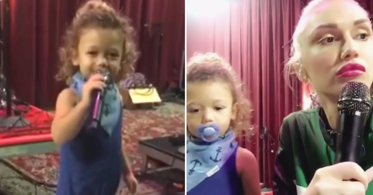 Gwen Stefani's son Apollo shows off his musical skills in Snapchats