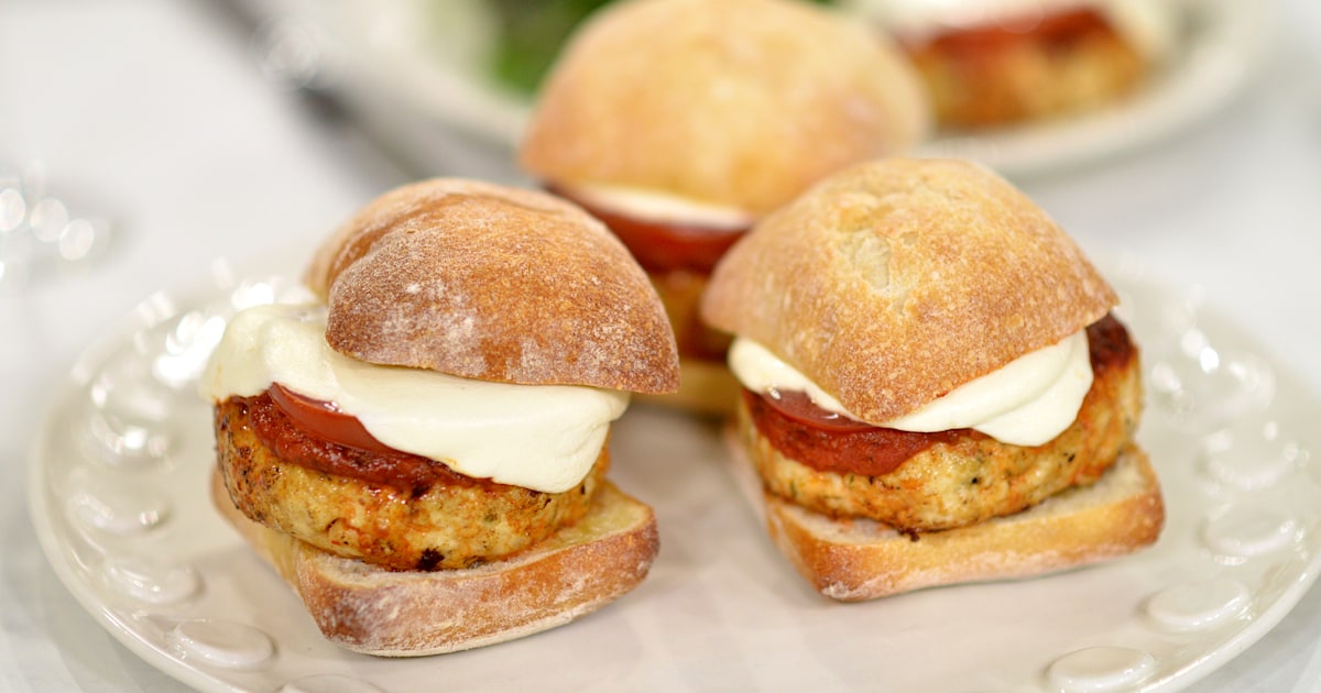 Chicken Parmesan Burgers