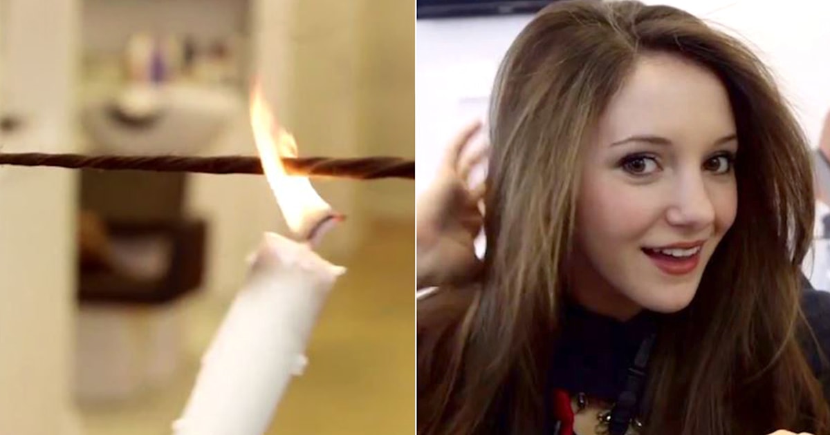 Candle cutting hair treatment I tried it the Brazilian beauty secret