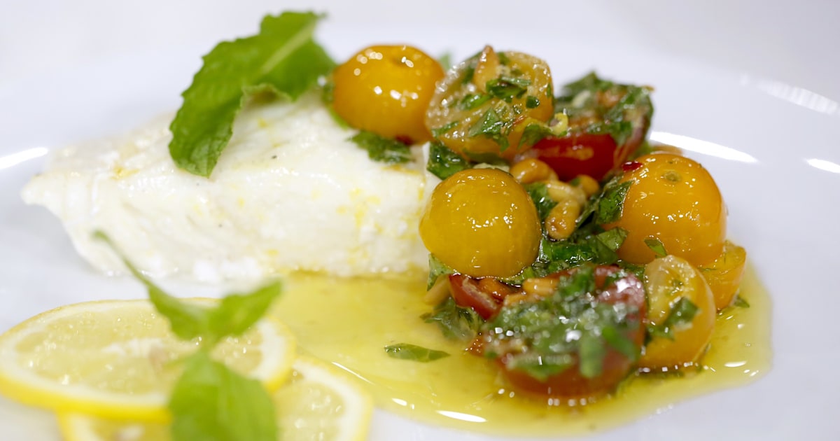 Grilled Halibut with Chimichurri recipe