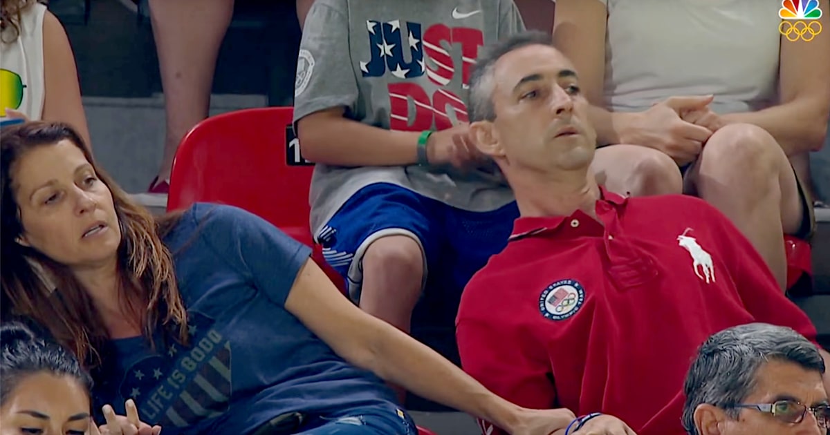 Aly Raisman's parents squirm at daughter's Olympic performance