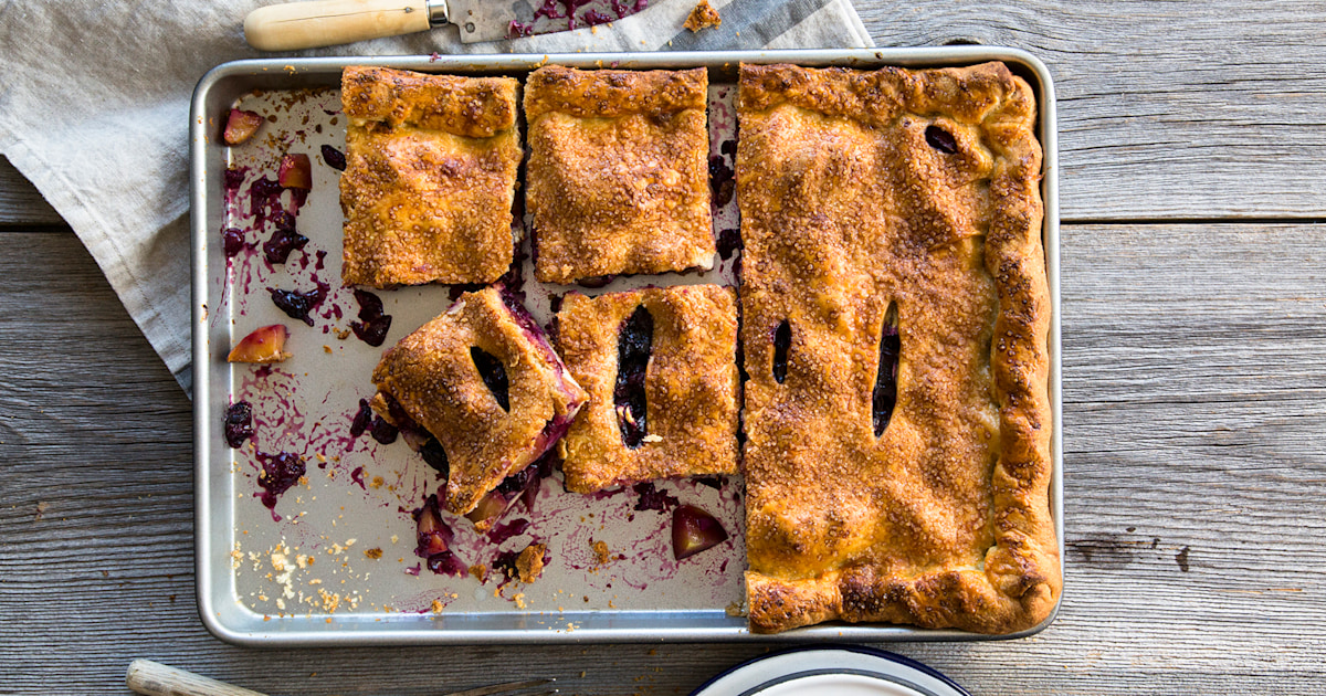 Blueberry Slab Pie recipe