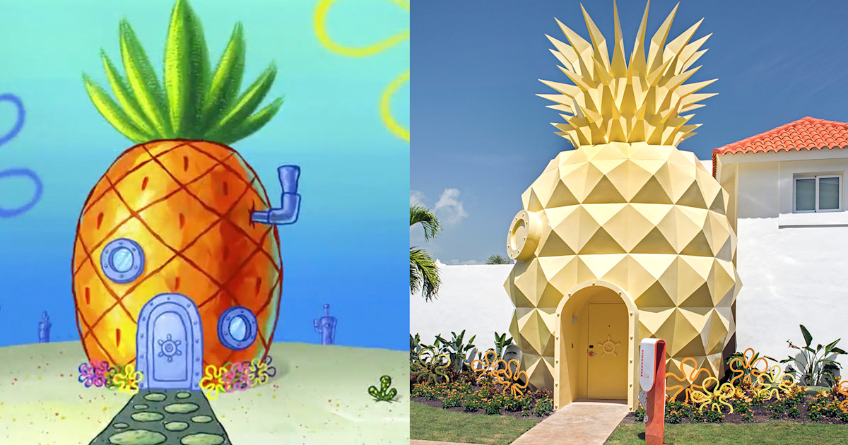 real spongebob pineapple house