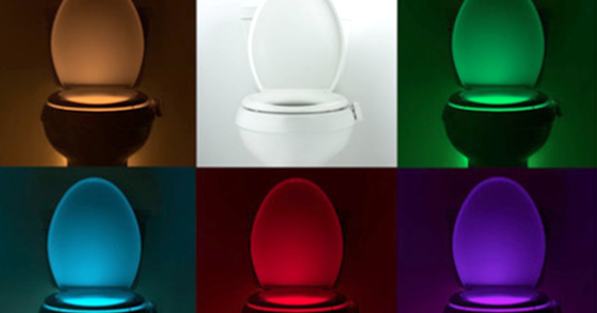 Illumibowl  Toilet light, Toilet night light