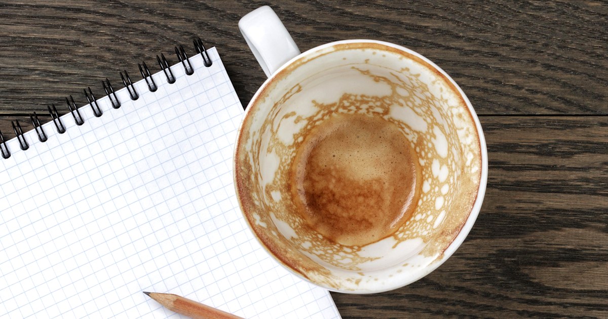 Why it's OK to not wash your favorite coffee mug