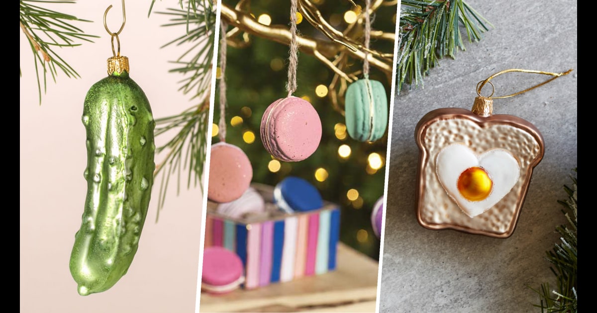 8 food and drink ornaments to garnish your Christmas tree
