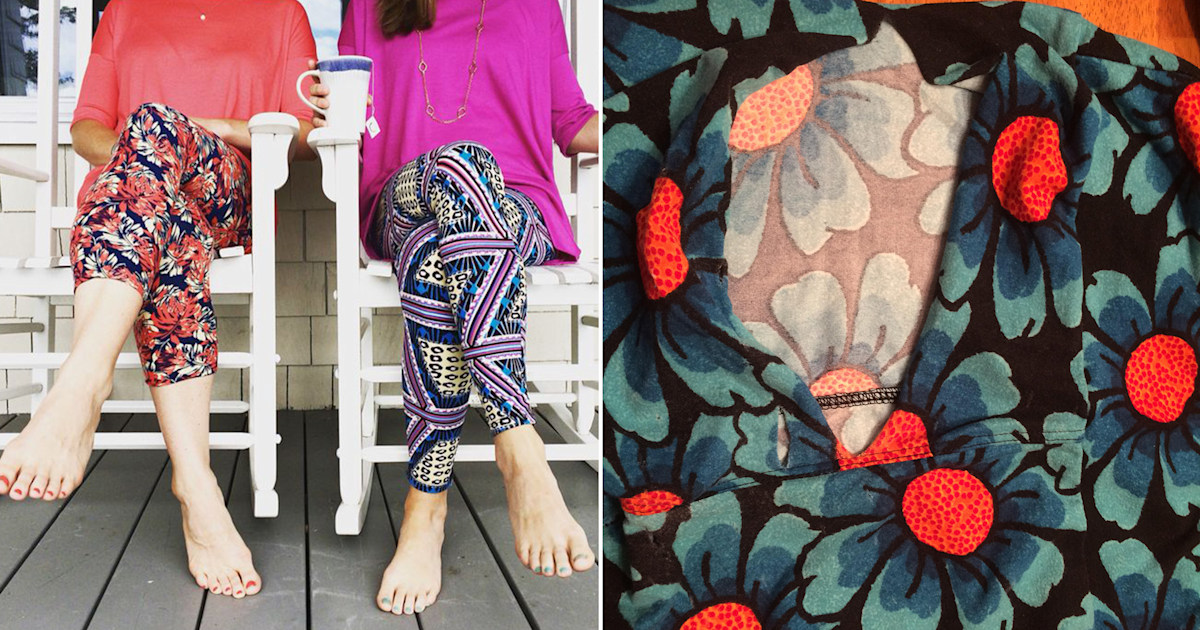 Lularoe's Leggings 'Rip Like Wet Toilet Paper,' And Now They're Paying For  It