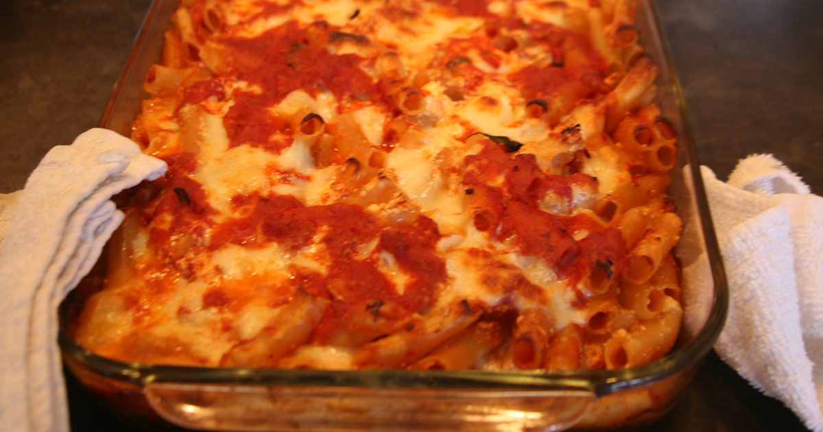 Lidia Bastianich's Baked Ziti Recipe