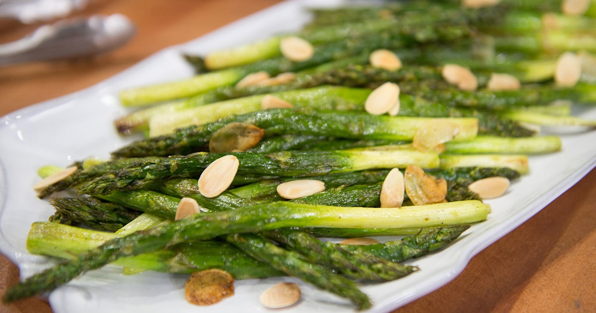Roasted Asparagus with Almonds Recipe