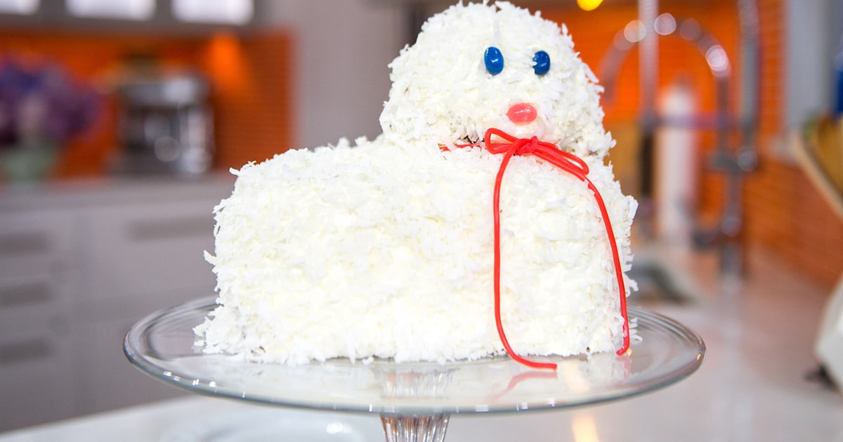 Easter 2025 lamb cake