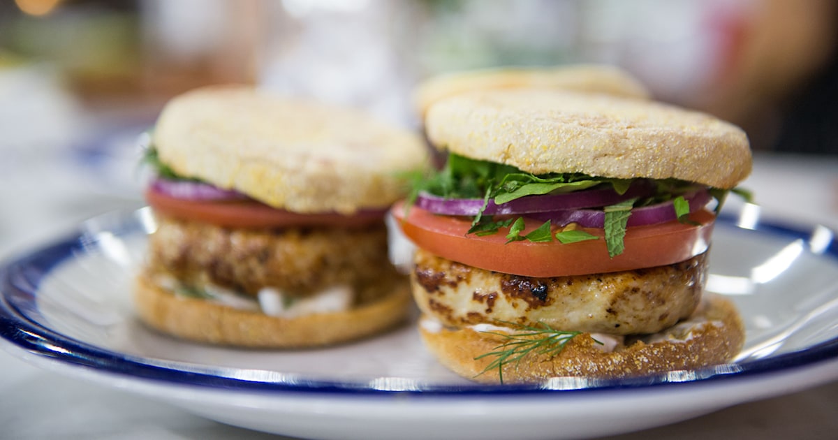 Greek Turkey Burgers Recipe