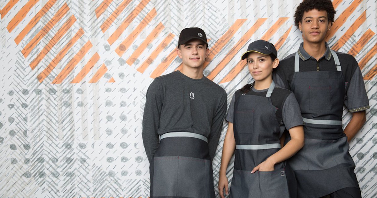 McDonald's unveils new uniforms