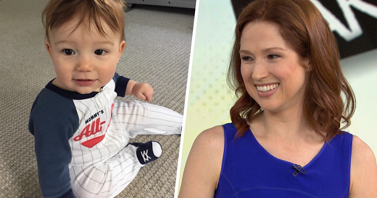 Ellie Kemper shares first photo of her baby boy on TODAY— and he's