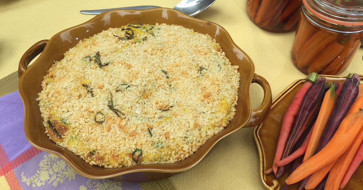 Curried White Bean Dip with Pickled Carrots Recipe