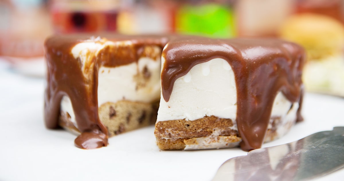 Blondie Ice Cream Cake Recipe