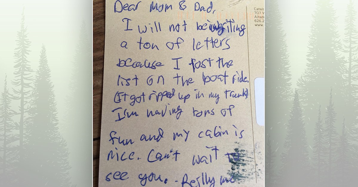 Hello Muddah, hello Faddah Parents share funny letters from kids at