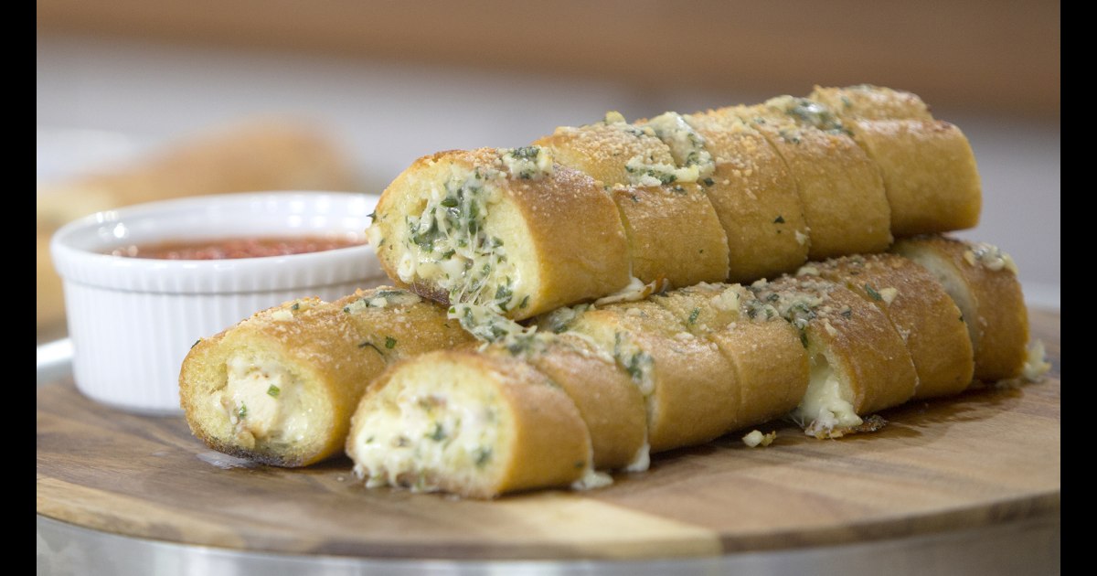 Chicken Parmesan Stuffed Garlic Bread Recipe Cut a pocket into each chicken breast. chicken parmesan stuffed garlic bread recipe