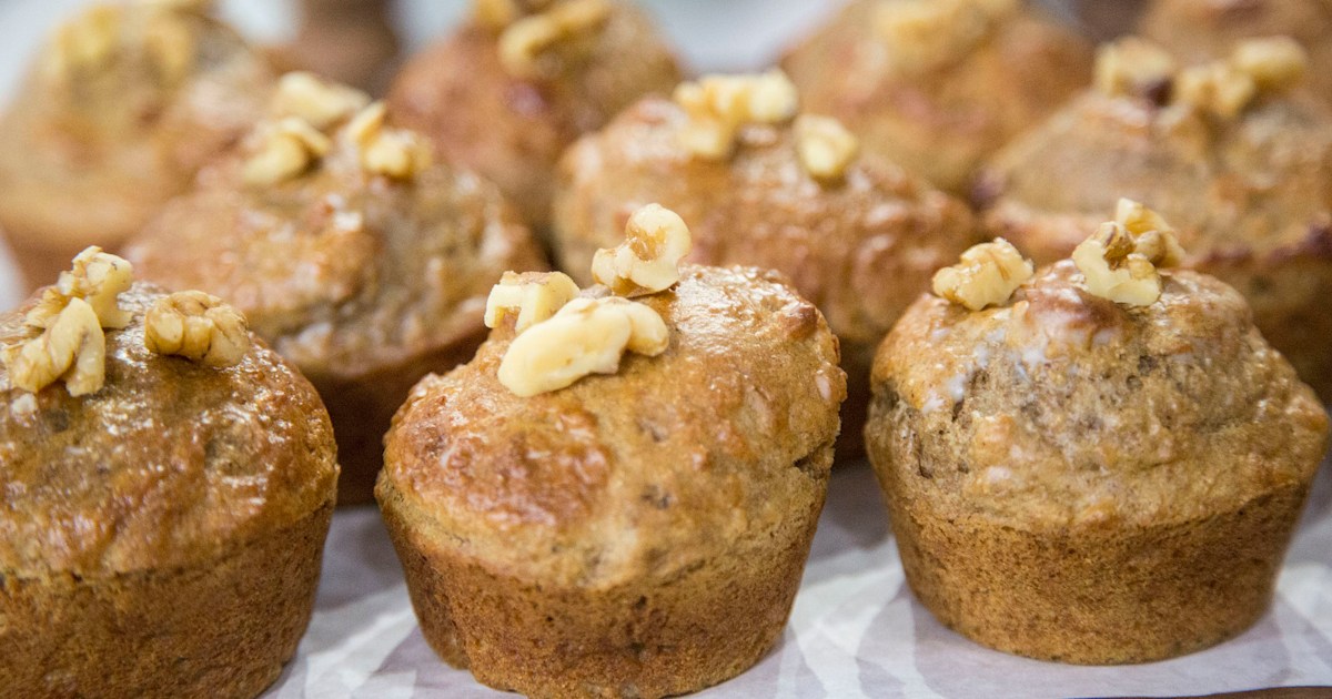 Healthy White Bean Banana And Walnut Muffins Recipe Healthy White Bean Banana And Walnut Muffins Recipe