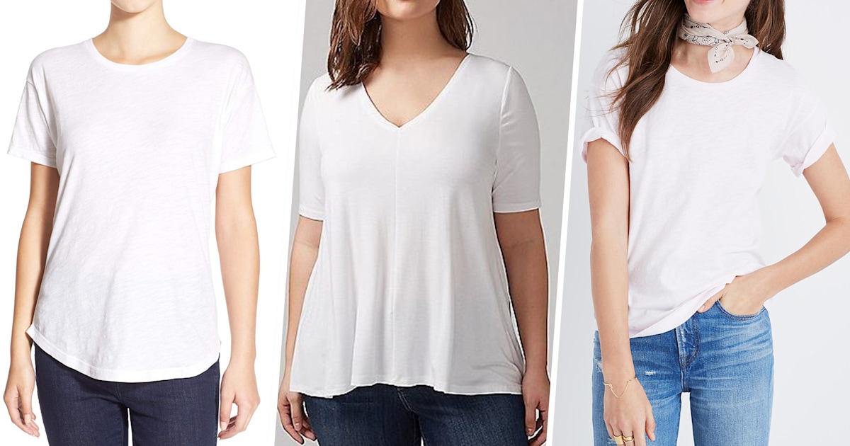 The best white Tshirts for women by outfit