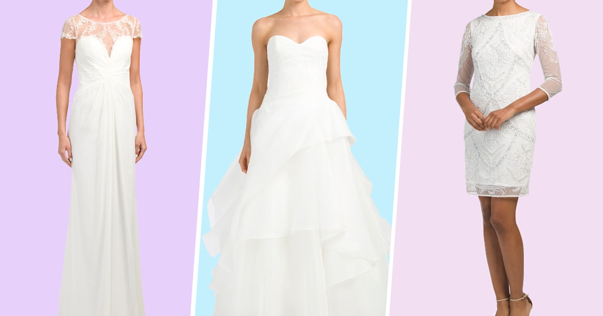 Tj maxx bridal dresses online