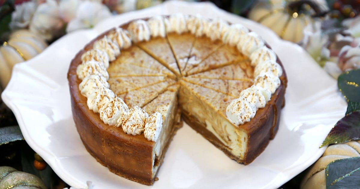 Sam S Club Is Selling A Giant Pumpkin Cheesecake Chocolate caramelicious cheesecake made with snickers®original cheesecake swirled with the club. club is selling a giant pumpkin cheesecake