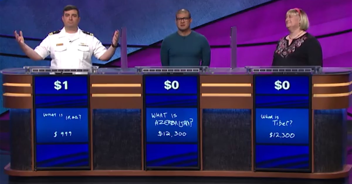 'Jeopardy!' champ ekes out a final win with just 1