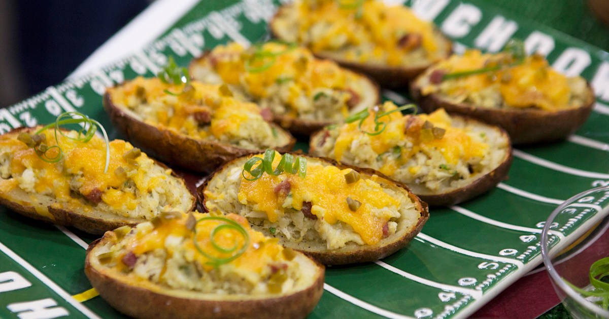 Old Bay Crab Loaded Potato Skins Recipe