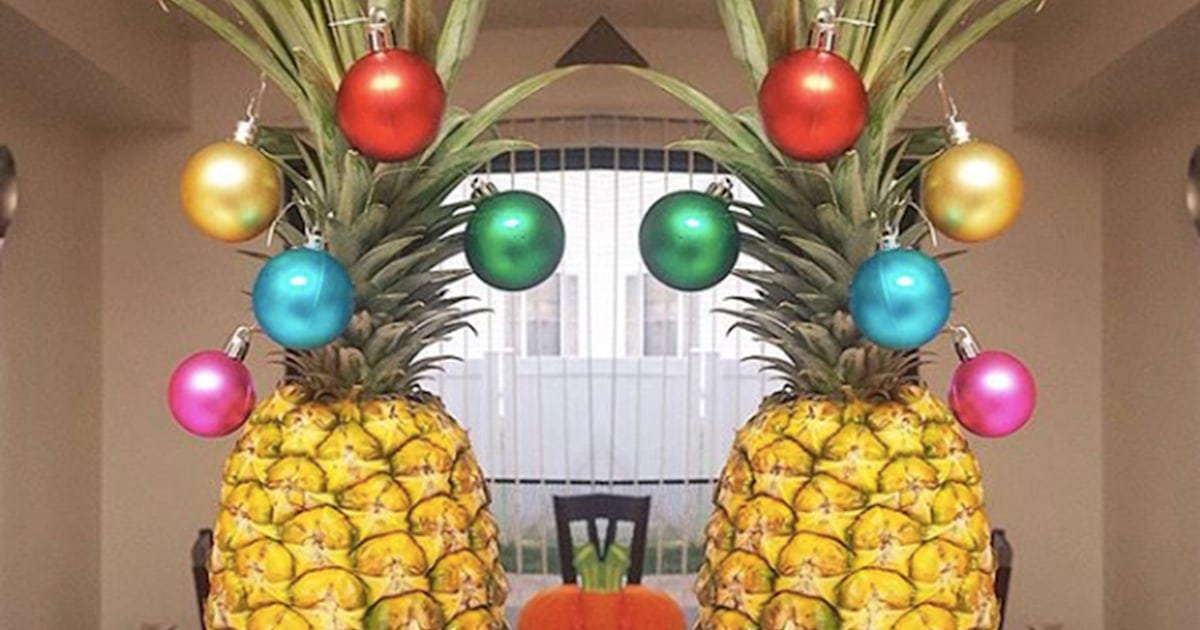 Pineapples are the new Christmas trees