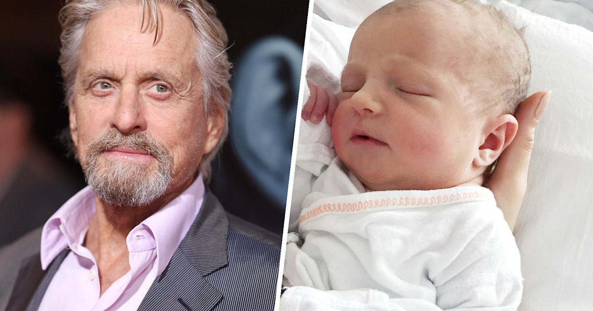 Michael Douglas is a grandfather! Son Cameron a baby girl