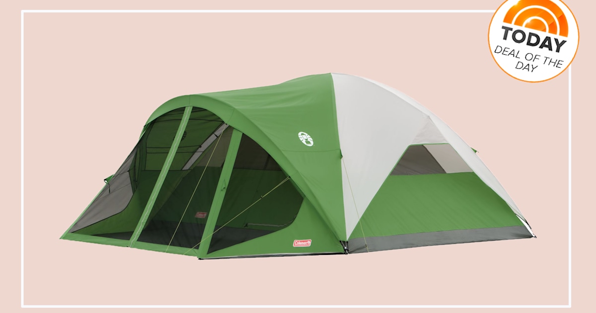 Coleman evanston 8 sales person tent